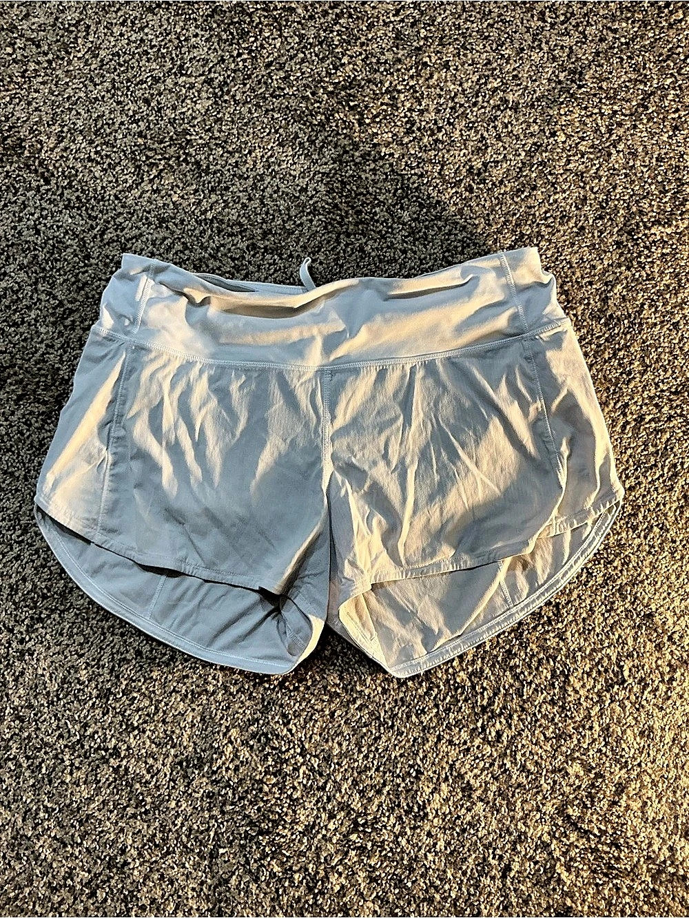 Lululemon Speed Up Short Blue Athletic Shorts